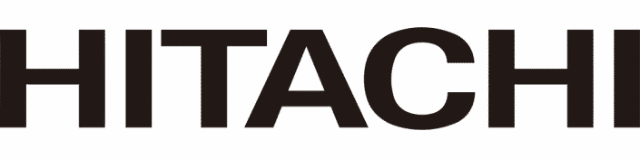 Логотип компании Hitachi black